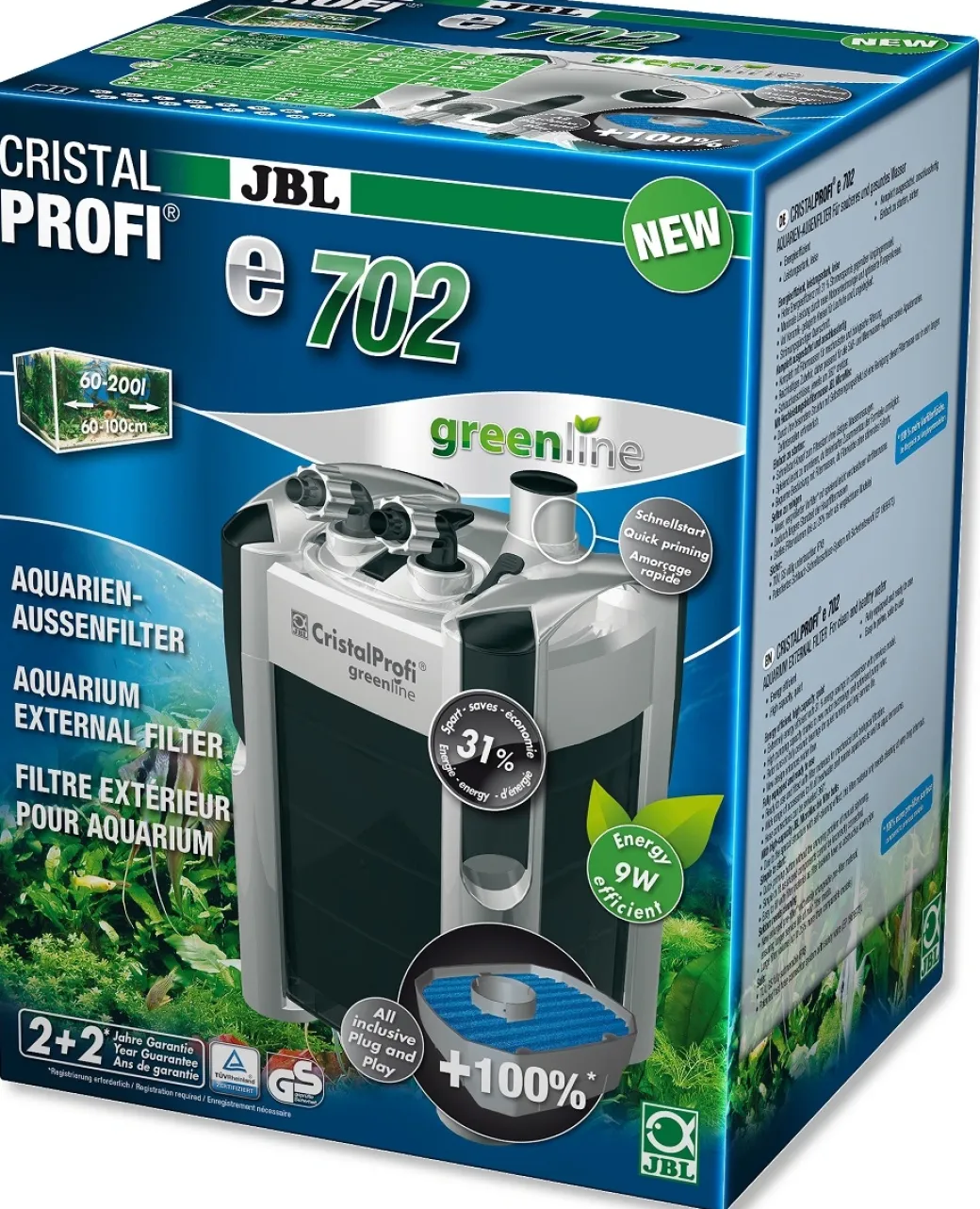 JBL Cristalprofi e702 greenline 700 L/t
