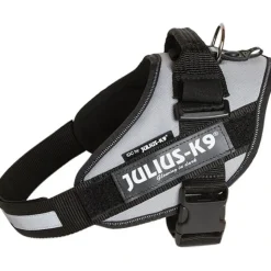 Julius K9 hundesele IDC sølvfarvet str 4