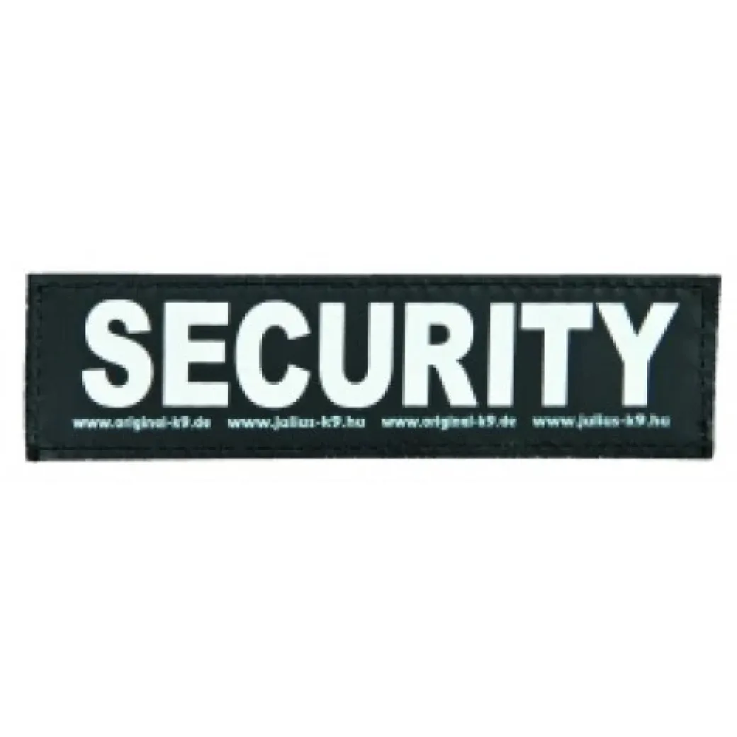 Julius K9 hundeskilt SECURITY stor