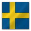 Julius K9 hundeskilt Svensk flag stor