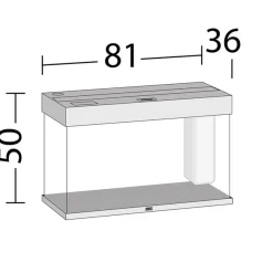 Juwel Akvarium Rio 125 Hvid