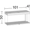 Juwel Akvarium Rio 180 L Eg 101x41x50 cm