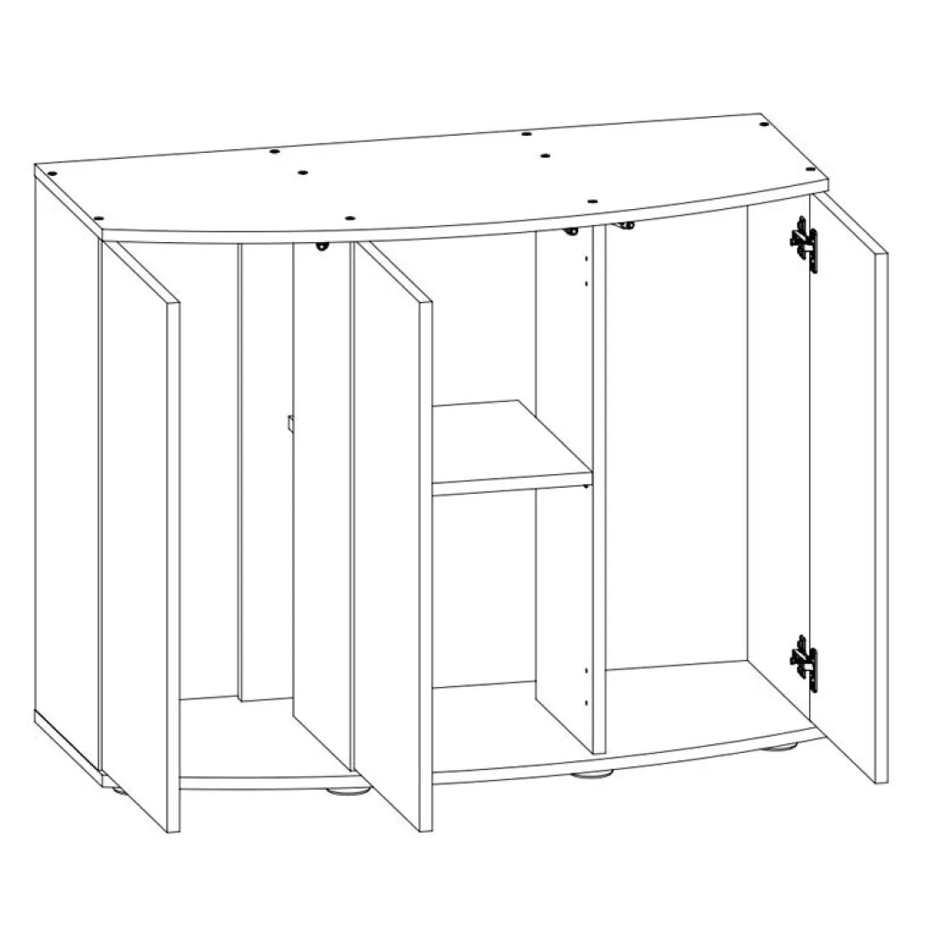 Juwel Akv. Bord/skab Sbx 260 121x46x80 cm Vision 260 Liter Eg
