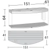 Juwel Aquarium VISION 450 LED Sort
