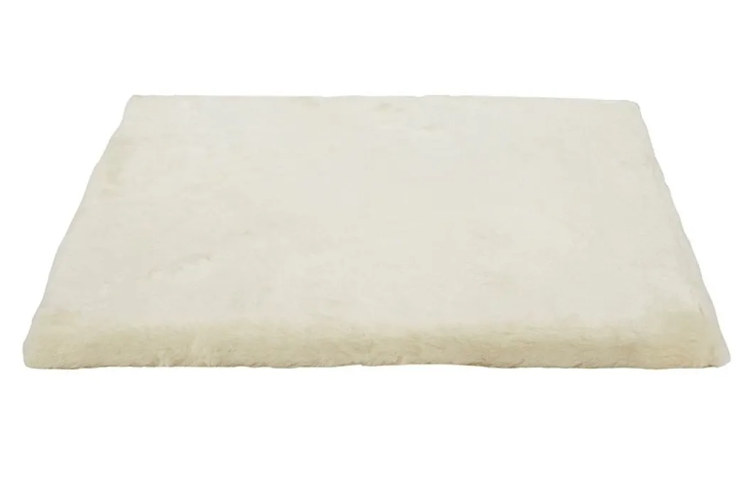 Kattens no 1 Bund med plys 50x50 cm Cream