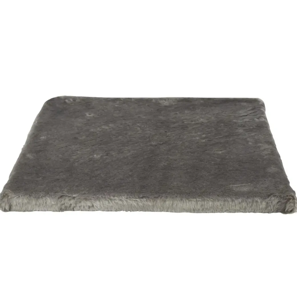 Kattens no 1 Bund med plys 57x57 cm Grå