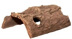 Keramik efterligning af halv træstamme S 16x10x6 cm