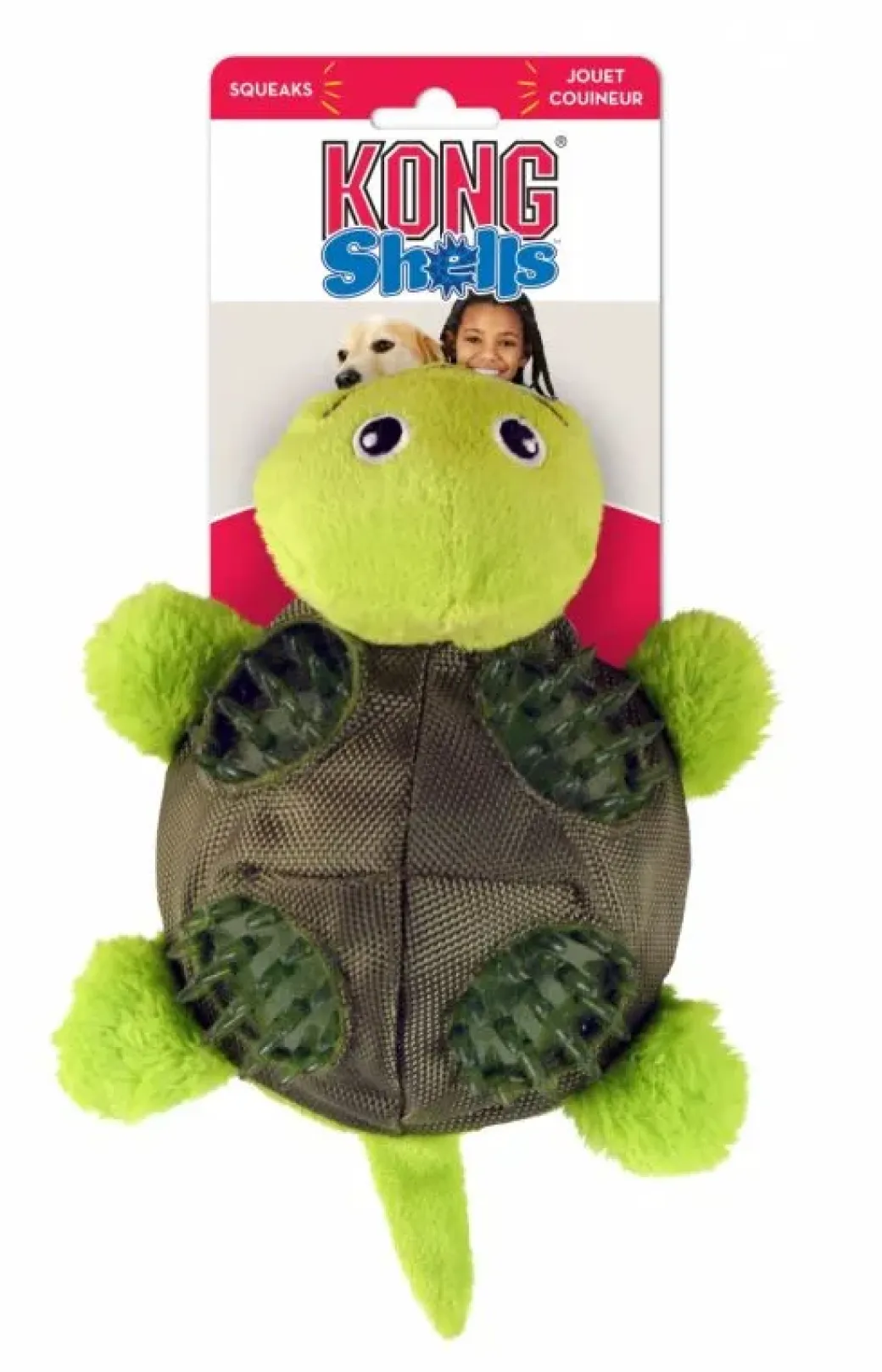 KONG Shells Turtle Large - bamse til hunde