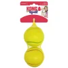 Kong Squeez Tennis 2 stk Ø 7 cm - robuste bolde med piv