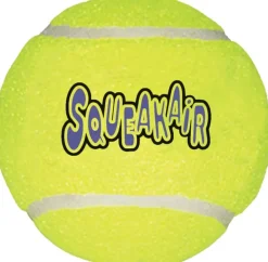 KONG Tennisbold Stor 8 cm med pivlyd - robust hundebold
