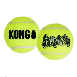 KONG Tennisbold Stor 8 cm med pivlyd - robust hundebold
