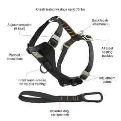 Kurgo TRU-FIT Smart Sikkerhedssele Large