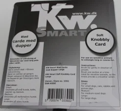 KW Smart blød carde med dupper stor