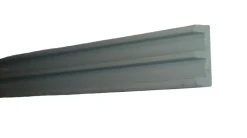 MiniZoo plastskydeliste grå underdel 100 cm (4 mm)