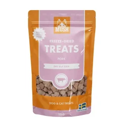 MUSH Treat Gris 55 g - naturlige hundegodbidder