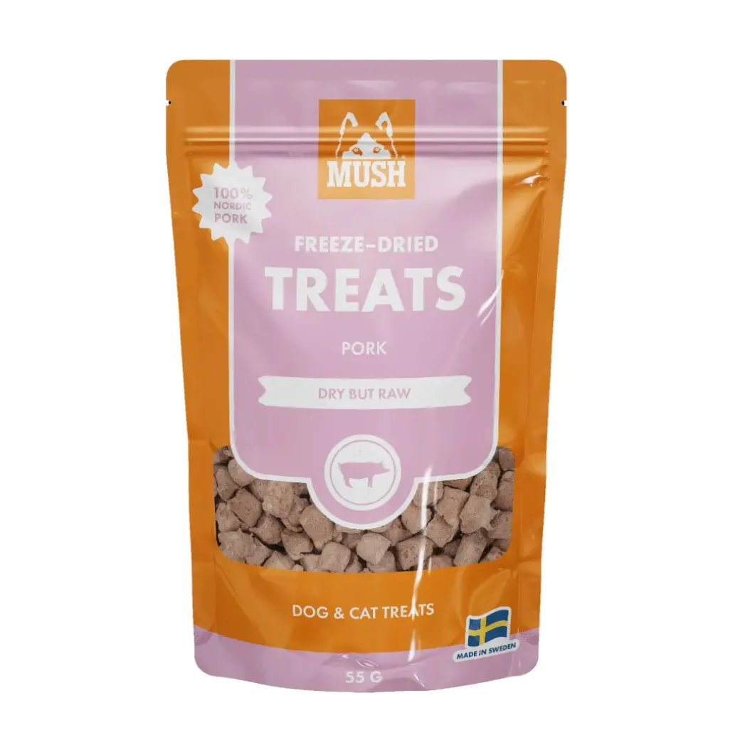 MUSH Treat Gris 55 g - naturlige hundegodbidder