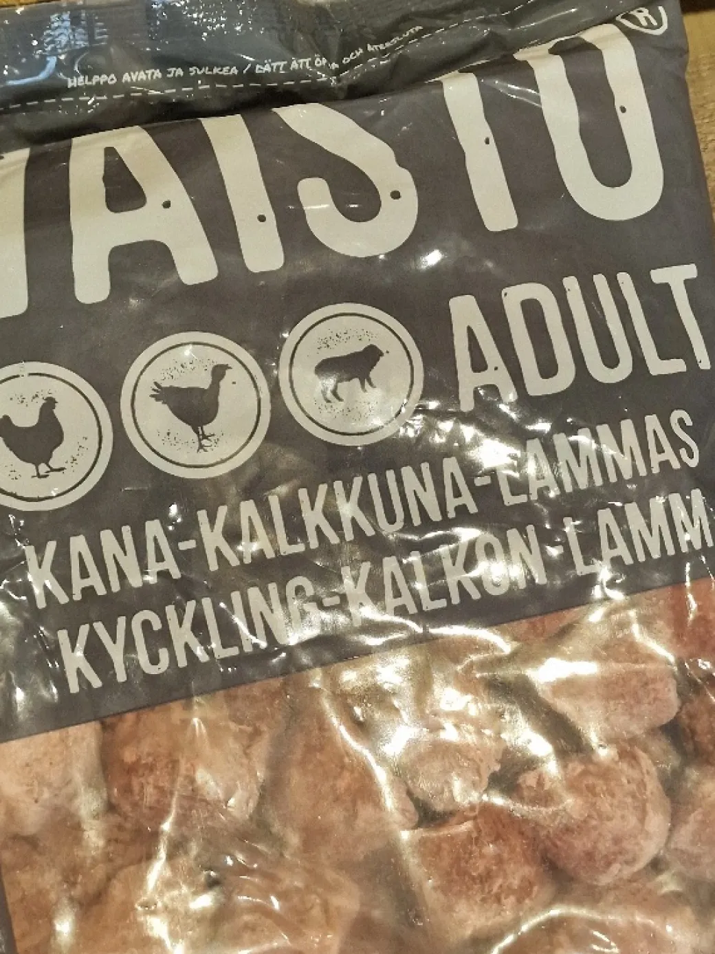 MUSH Vaisto Grå Kalkun Kylling Lam 3 kg - BARF til hunde