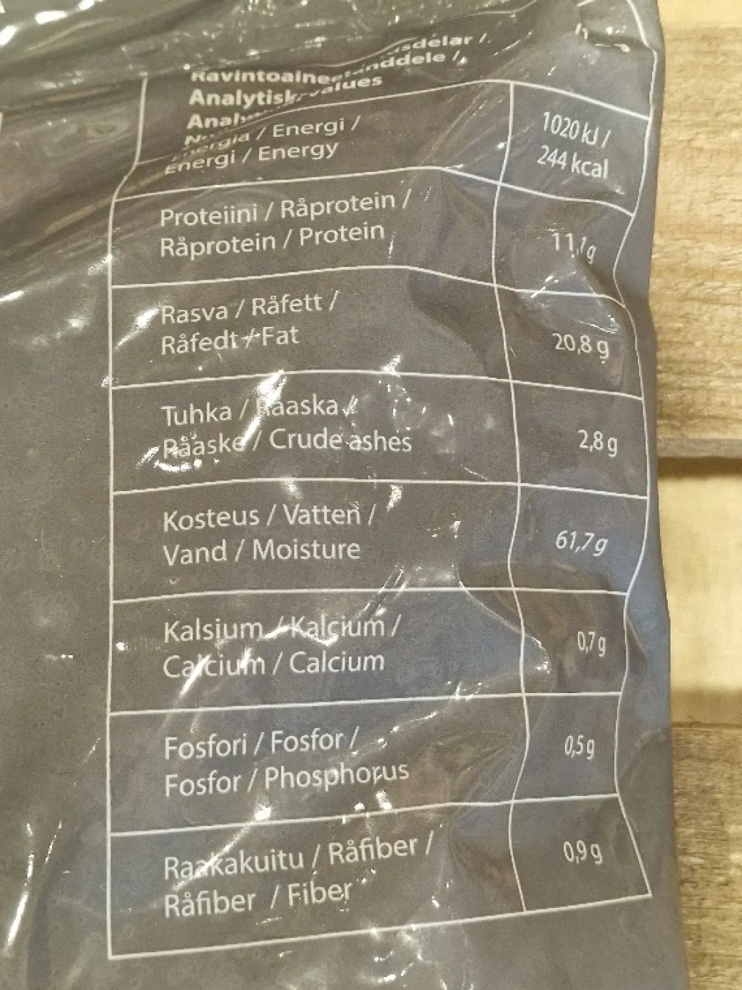 MUSH Vaisto Grå Kalkun Kylling Lam 3 kg - BARF til hunde
