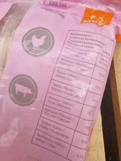 MUSH Vaisto kat Kylling Gris Pink 800 g