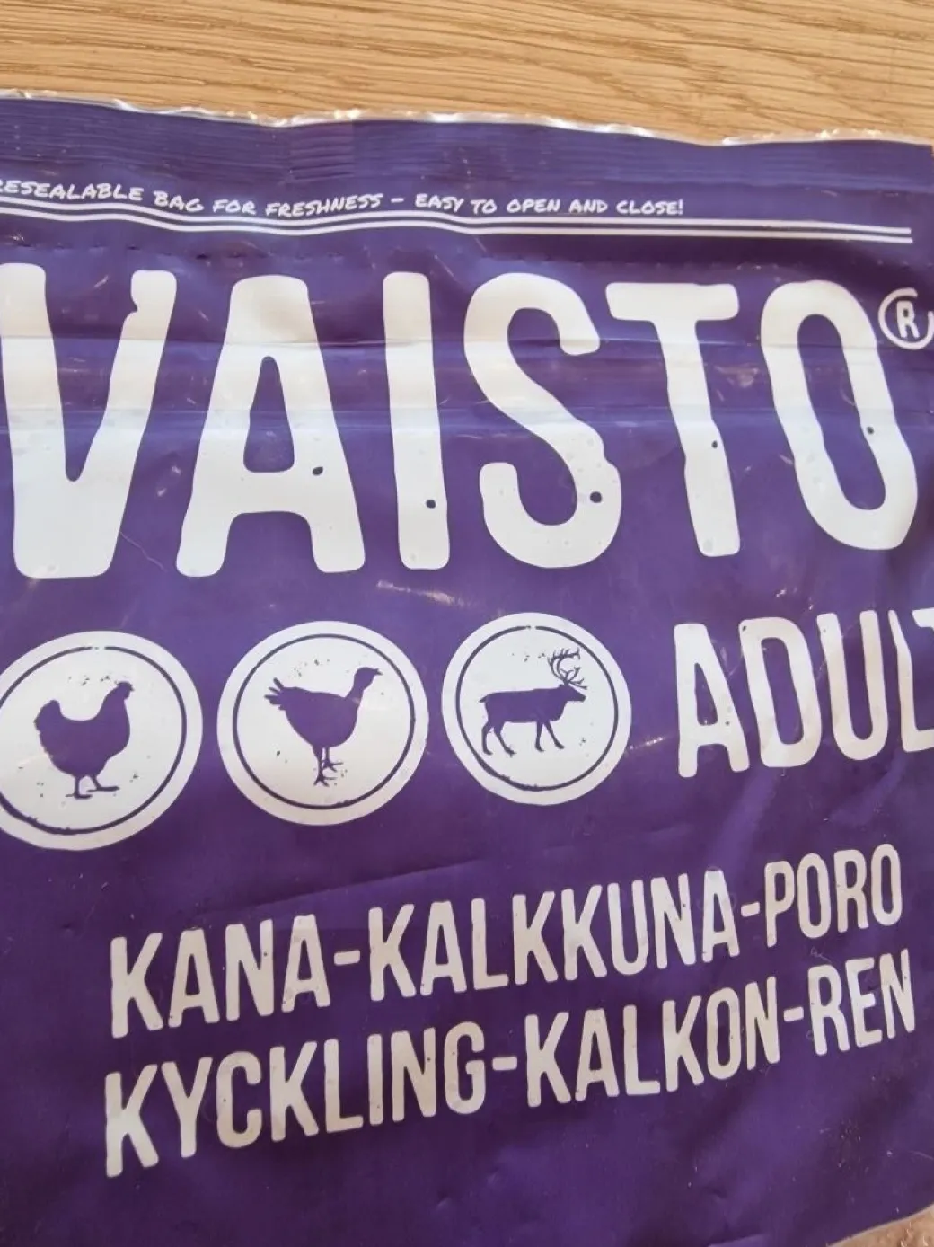 MUSH Vaisto Lilla Kylling Kalkun Rensdyr 800 g - Naturligt hundefoder