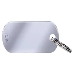 MyFamily Basic Military hundetegn chrome Small - Klassisk ID tegn i metal