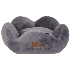 Nordic Paws Flora plys hundeseng Small 57 x 57 cm Grå