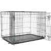 Nordic Paws Hundebur i metal Sort L