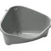 Pets Corner Tray M Grå - hjørnetoilet til gnavere og kaniner