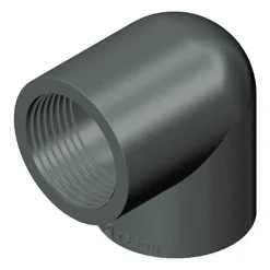 PVC vinkel 90 grader 1/2 tomme (gevind) 20 mm