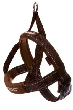QuickFit sele chokolade XS - komfortabel hundesele til små hunde