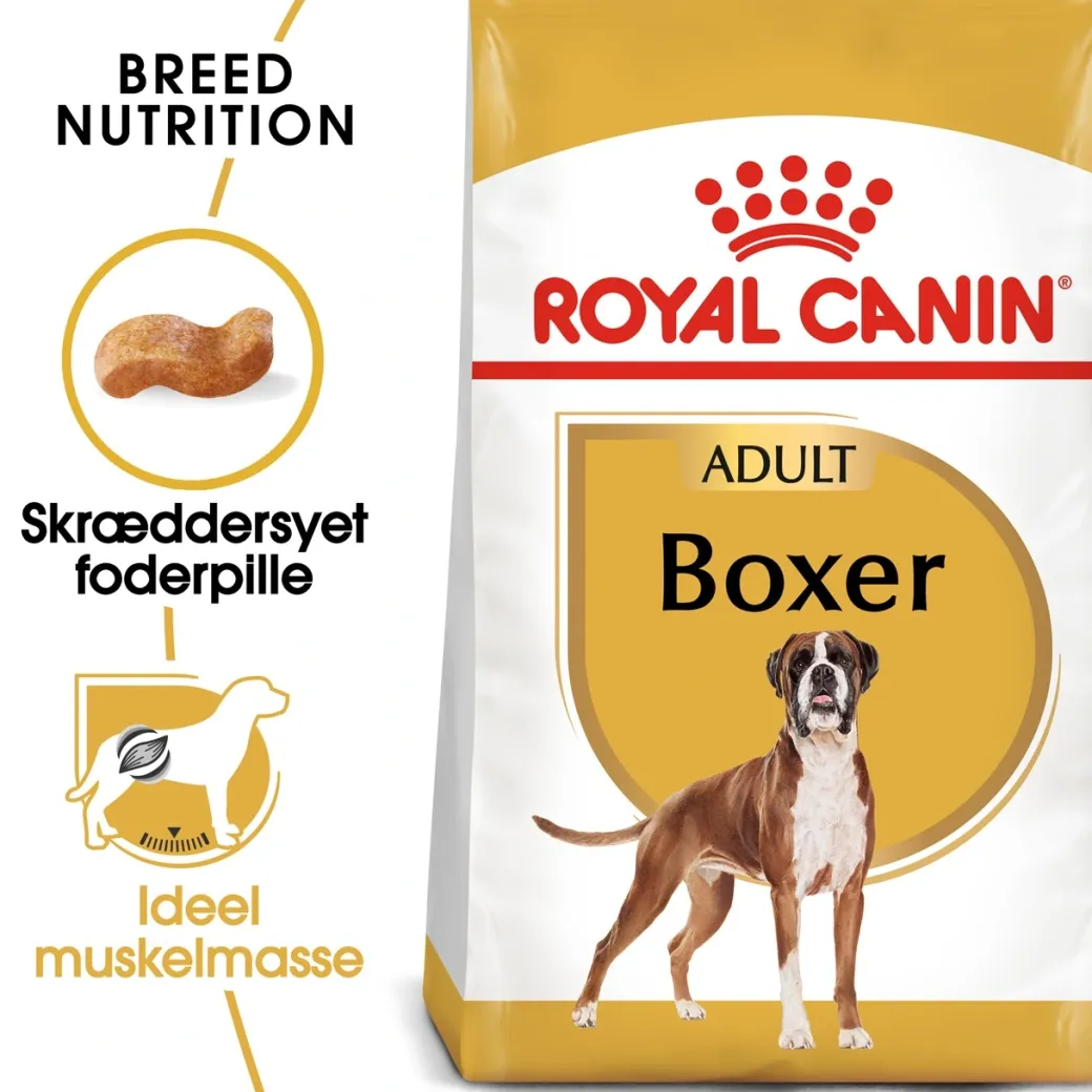 Royal Canin Boxer Adult 12 kg - fuldfoder til voksne boxere