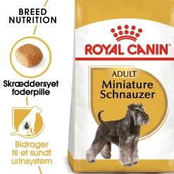 Royal Canin Miniature Schnauzer Adult 7,5 kg - tørfoder til voksne hunde