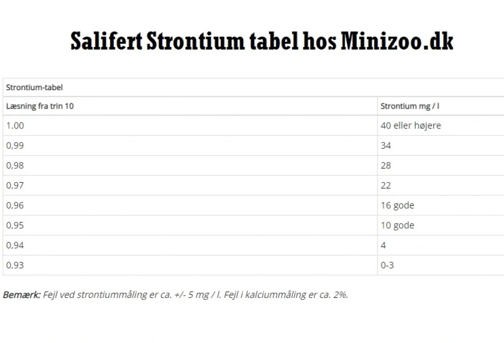 Salifert Strontium Test SR
