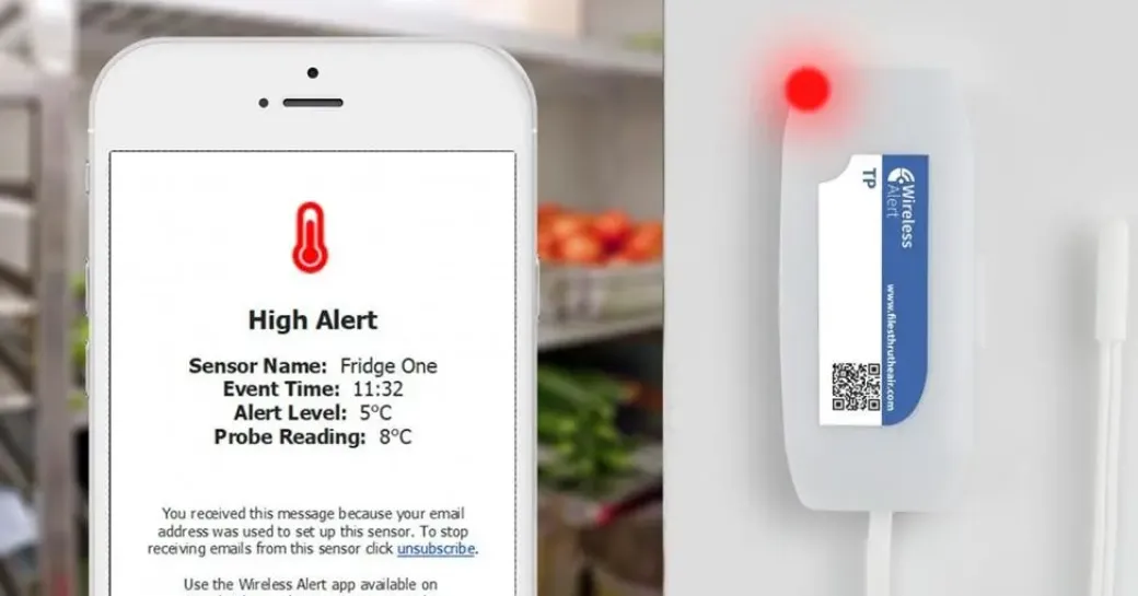 Temperatur Alarm med WIFI alert