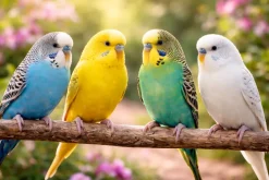 Undulat unge (Melopsittacus Undulatus)