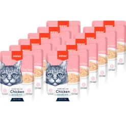 Wanpy Cat Vådmad - Kylling og Rejer 85 g