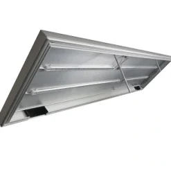 100x50 cm 250 L Sølv Alu lampe med 1 række LED