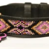 Zinj Ombima halsbånd Large Pink - håndlavet hundehalsbånd